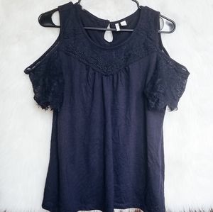 CATO Bare Shoulder blouse